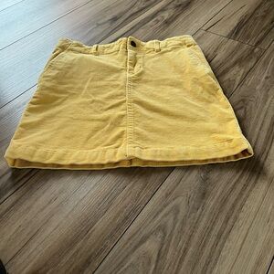 Polo by Ralph Lauren Yellow Corduroy Skirt